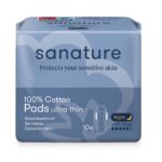 Sanature Katoenen Maandverband - Ultra Night | 10 stuks