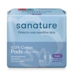 Sanature katoenen maandverband - Super | 10 stuks