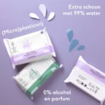 Naïf Plasticvrije Lotion Billendoekjes | 40 stalen - Afbeelding 2