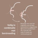 Difrax LOVI Fopspeen Day&Night 0-3 mnd - Blauw | 2 stuks - Afbeelding 2