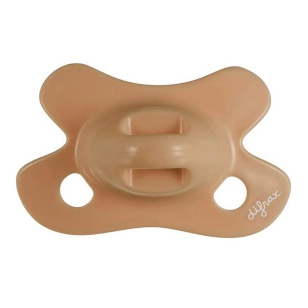 Difrax Naturel Fopspeen Newborn -2/+2mnd- Caramel | per stuk - Afbeelding 1