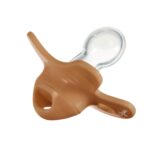 Difrax Naturel Fopspeen Newborn -2/+2mnd- Caramel | per stuk - Afbeelding 2