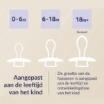 Difrax LOVI Fopspeen Day&Night 0-3 mnd - Blauw | 2 stuks - Afbeelding 5