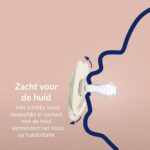 Difrax LOVI Fopspeen Day&Night 0-3 mnd - Blauw | 2 stuks - Afbeelding 3