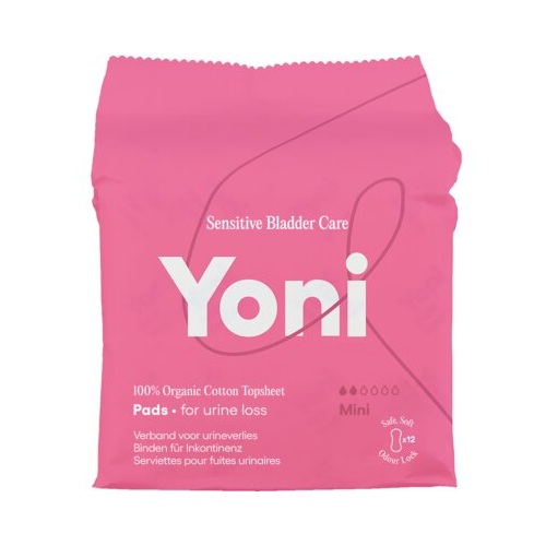Yoni Sensitive Bladder Care Pads Mini Yoni Sensitive Bladder Care Pads Mini | 12 stuks - Afbeelding 1