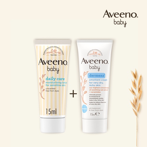 Aveeno NL - Stalenpakket 2 Aveeno® Baby voor de gevoelige huid | Stalenpakket - Afbeelding 1