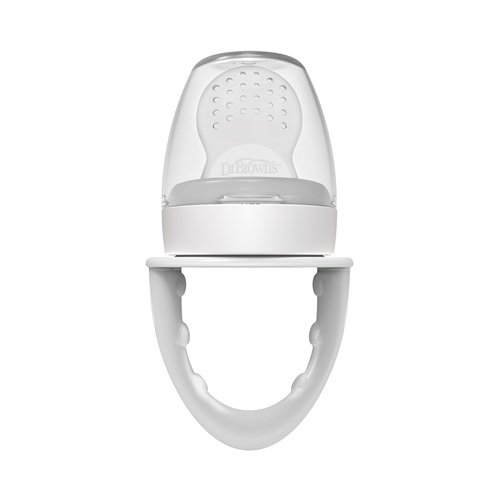 Dr. Brown’s Firsts Feeder - Grijs Dr. Brown’s Fresh Firsts Silicone Feeder | in meerdere kleuren verkrijgbaar - Afbeelding 1