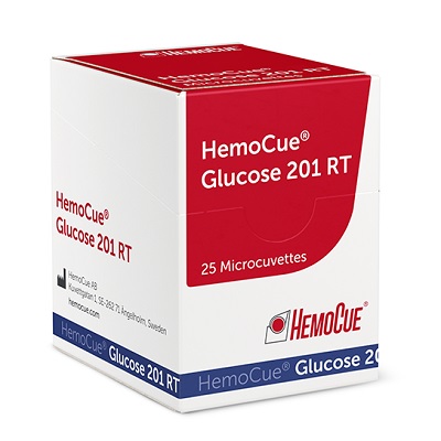 HemoCue Microcuvetten RT 201 Glucose HemoCue Glucose 201 RT Microcuvetten | 25 - 100 stuks - Afbeelding 1